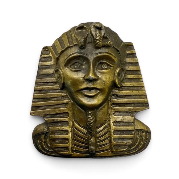 Vintage Instyle 1978 Mask of Tutankhamun King Tut Pharoah Belt Buckle